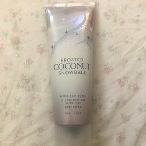 Bath and Body Works Frosted Coconut Snowball Body Cream